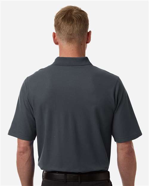 Men's Maverick CVC Pique Polo – On Model – Back