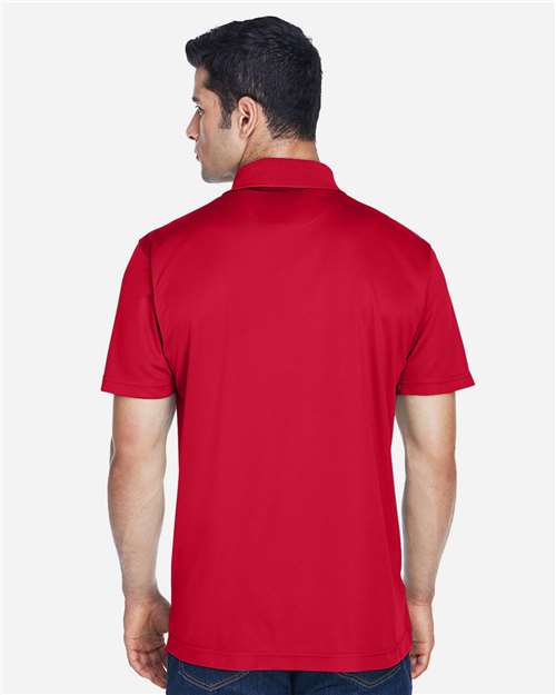 Men's Polyester Jersey Polo – On Model – Back