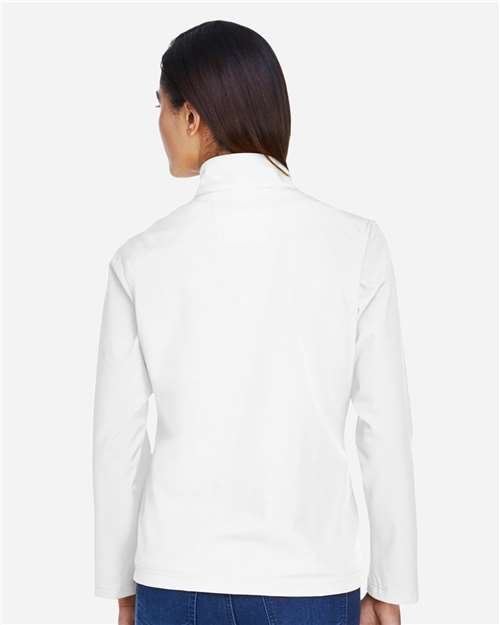 Women's Leader Soft Shell Jacket – On Model – Back
