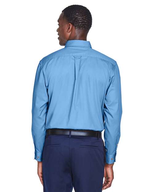 Men's Easy Blend™ Twill Shirt – On Model – Back