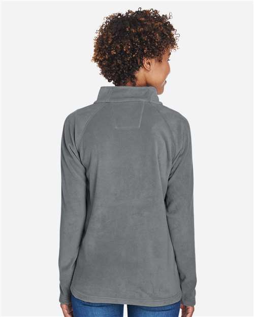 Women's Campus Microfleece Jacket – On Model – Back