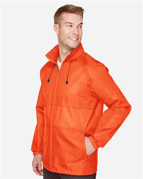 Unisex Zone Protect Lightweight Jacket – On Model – Side