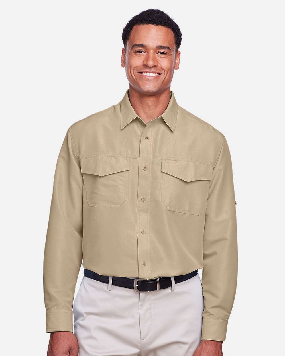 π₯ Harriton Men Key West Performance Staff Shirt pocket Up To 5XL M580L - Picture 18 of 36