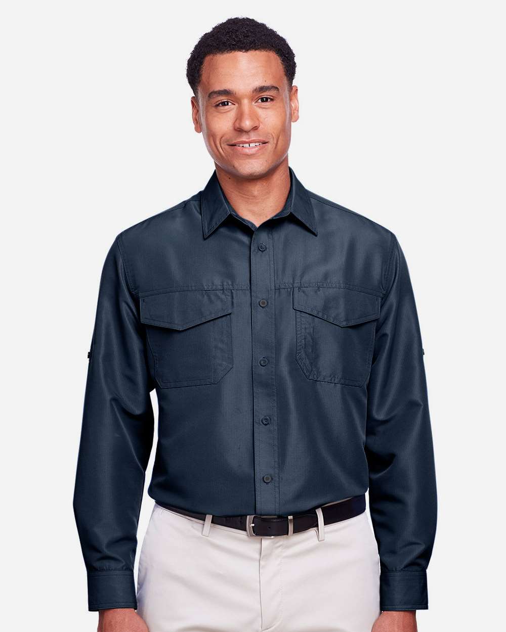 π₯ Harriton Men Key West Performance Staff Shirt pocket Up To 5XL M580L - Picture 23 of 36