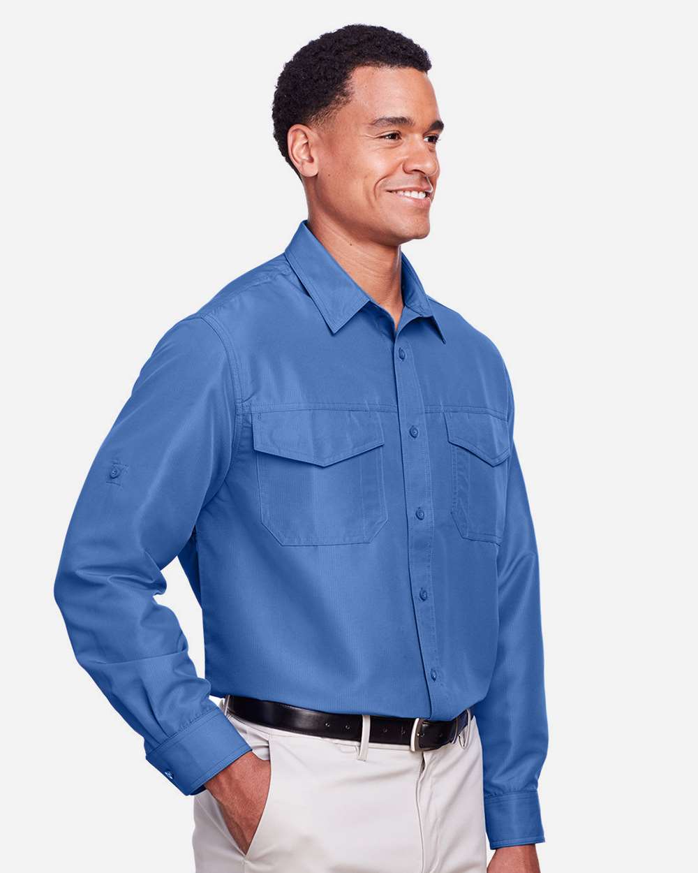 π₯ Harriton Men Key West Performance Staff Shirt pocket Up To 5XL M580L - Picture 27 of 36
