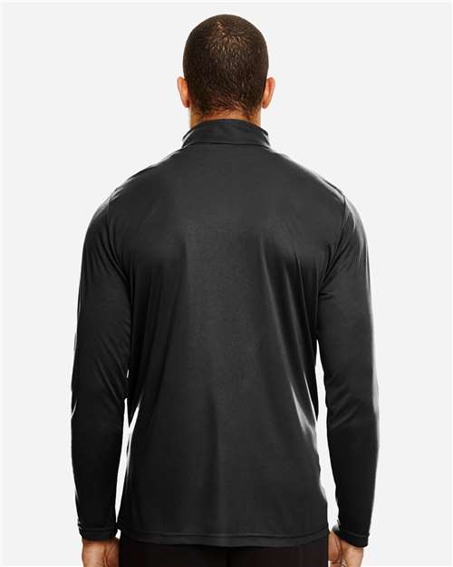 Men's Zone Performance Quarter-Zip Pullover – On Model – Back
