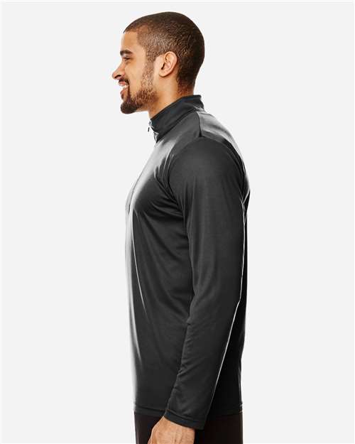 Men's Zone Performance Quarter-Zip Pullover – On Model – Side