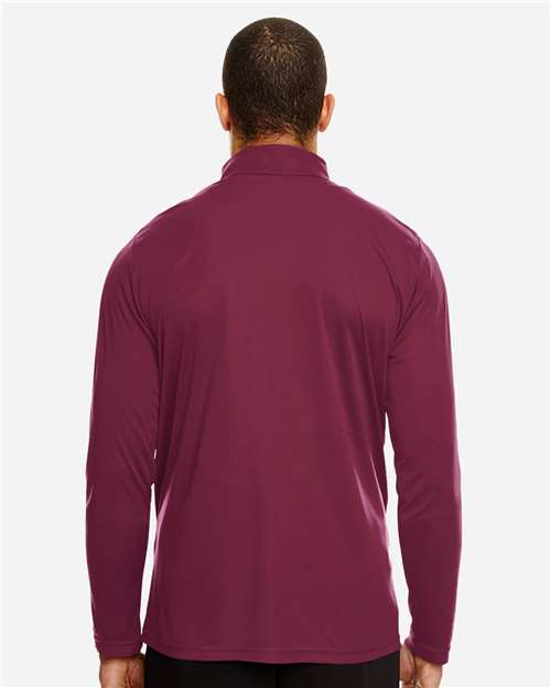 Men's Zone Performance Quarter-Zip Pullover – On Model – Back