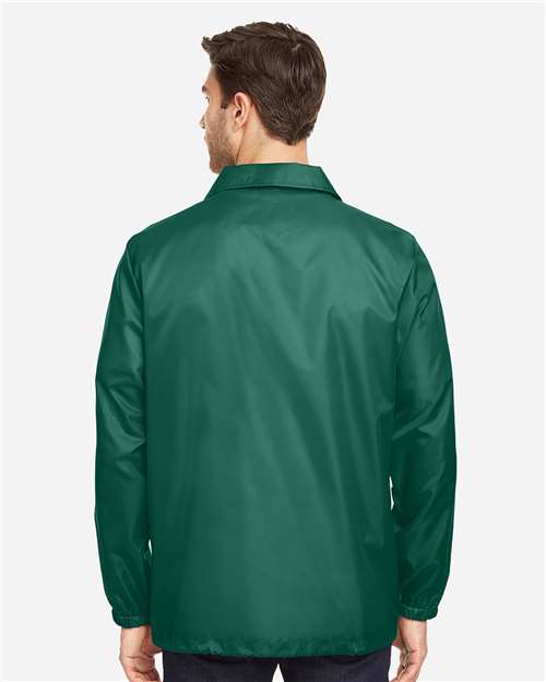 Unisex Zone Protect Coaches Jacket – On Model – Back