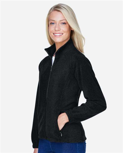 Women's Full-Zip Fleece – On Model – Side