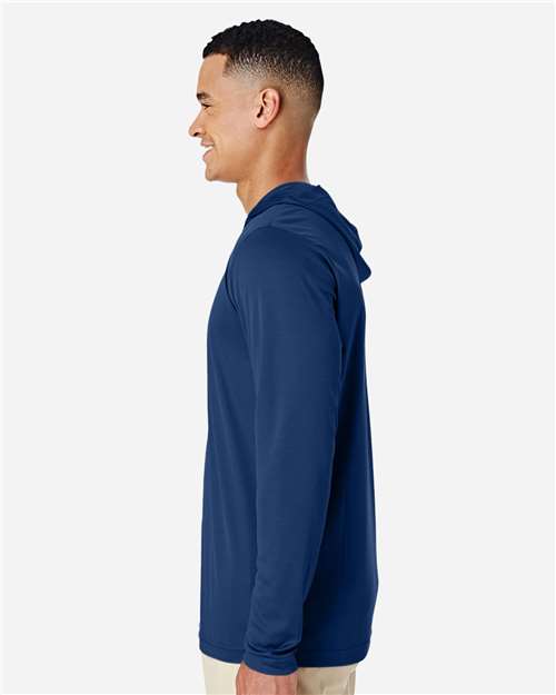 Men's Zone Performance Hooded T-Shirt – On Model – Side