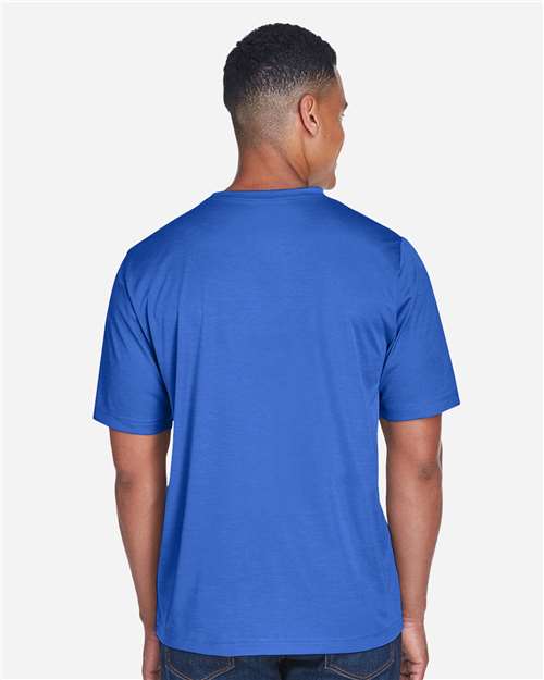 Men's Sonic Heather Performance T-Shirt – On Model – Back