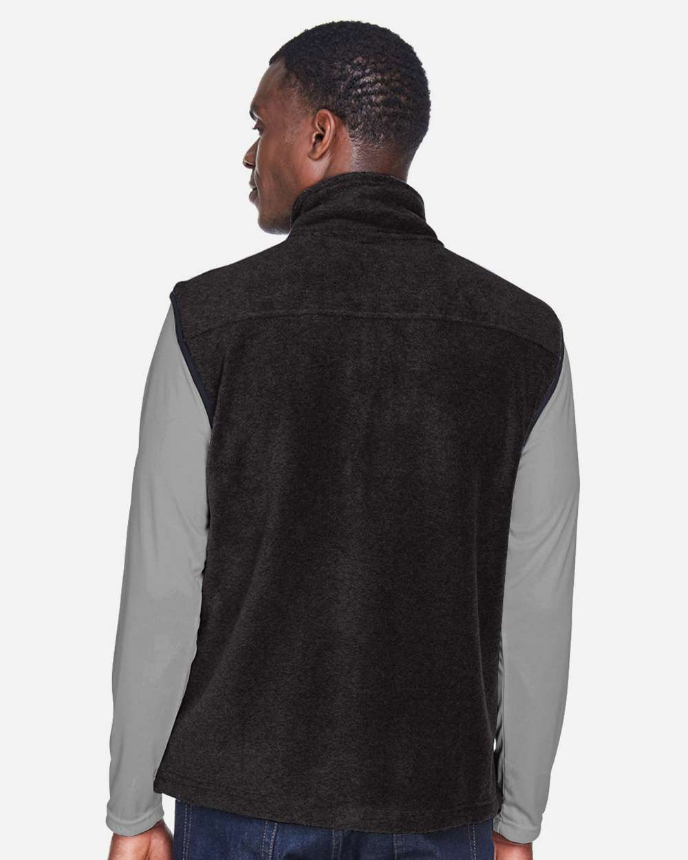 Harriton M985 - Unisex Fleece Full-Zip Vest