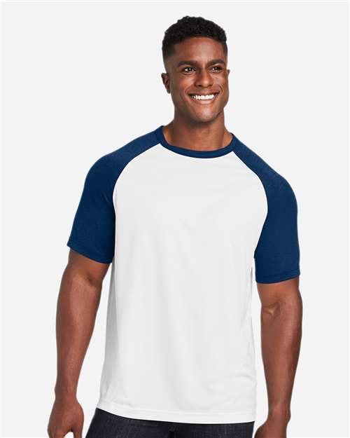Team 365 TT62 - Unisex Zone Colorblock Raglan T-Shirt