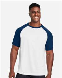 Team 365 TT62 - Unisex Zone Colorblock Raglan T-Shirt