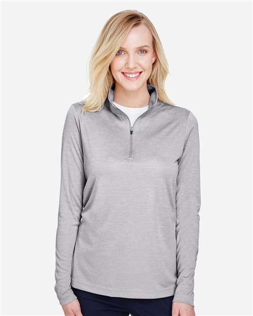 Women's Zone Sonic Heather Performance Quarter-Zip Pullover