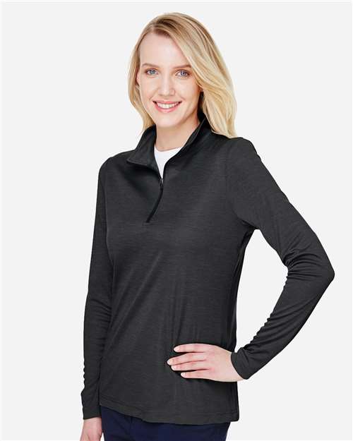 Women's Zone Sonic Heather Performance Quarter-Zip Pullover