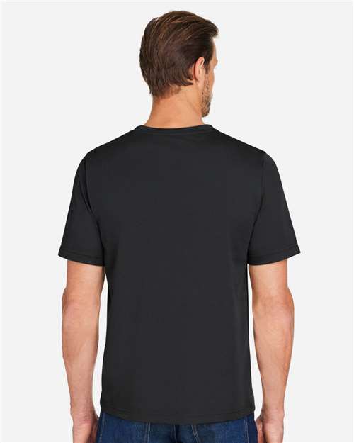 Unisex Charge Snag and Soil Protect T-Shirt – On Model – Back