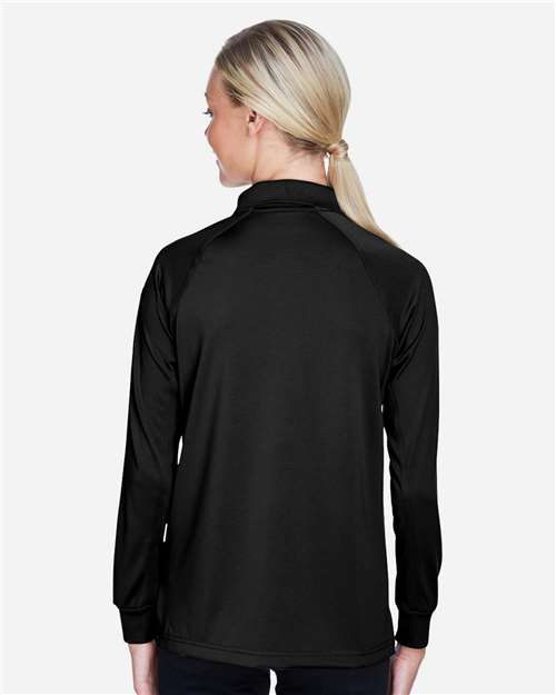 Women's Advantage Long Sleeve Tactical Polo – On Model – Back