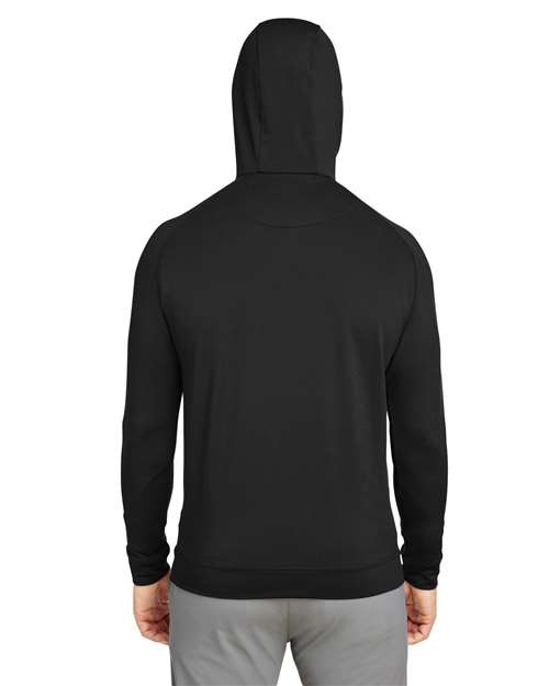 Unisex Vandyke Quarter-Zip Hooded Pullover