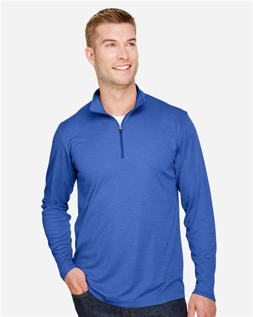 Men's Zone Sonic Heather Performance Quarter-Zip Pullover