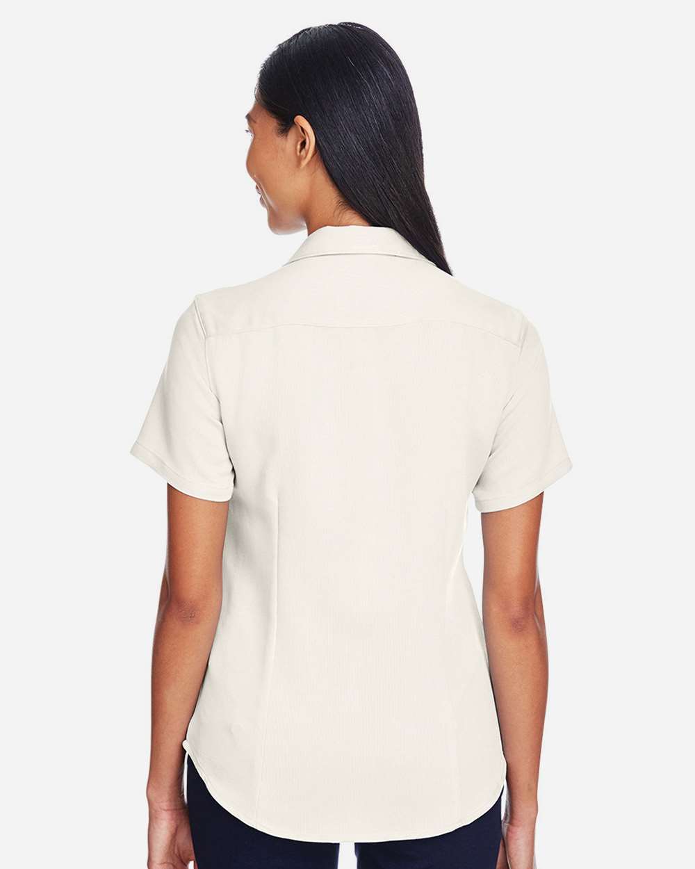 🔥 Harriton Women Bahama Cord Camp Shirt Short Sleeve button Up To 2XL M570W - Picture 21 of 41