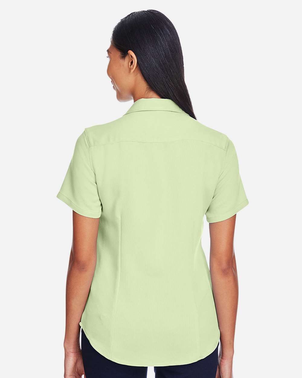 🔥 Harriton Women Bahama Cord Camp Shirt Short Sleeve button Up To 2XL M570W - Picture 26 of 41