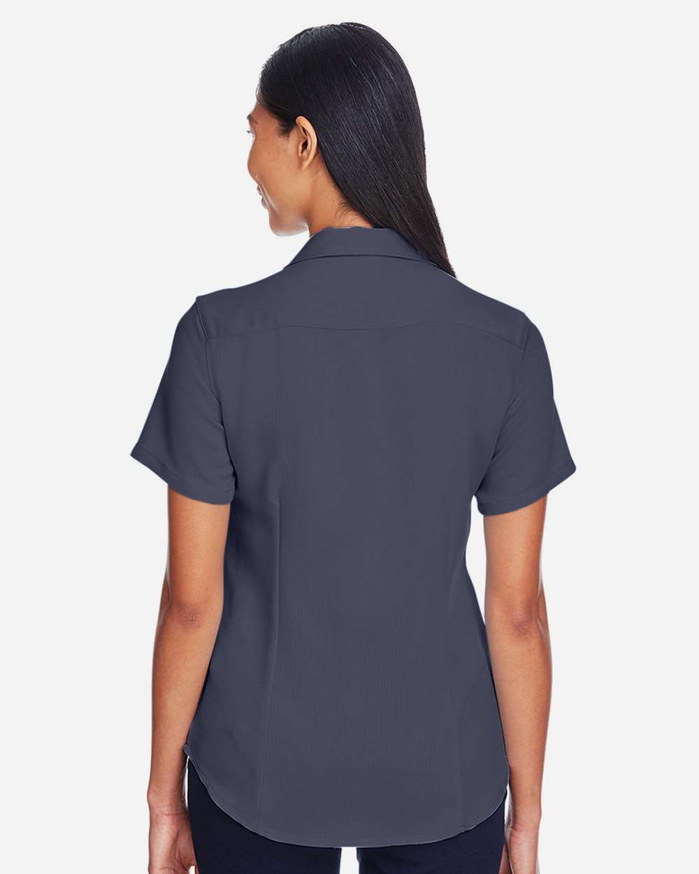 🔥 Harriton Women Bahama Cord Camp Shirt Short Sleeve button Up To 2XL M570W - Picture 31 of 41