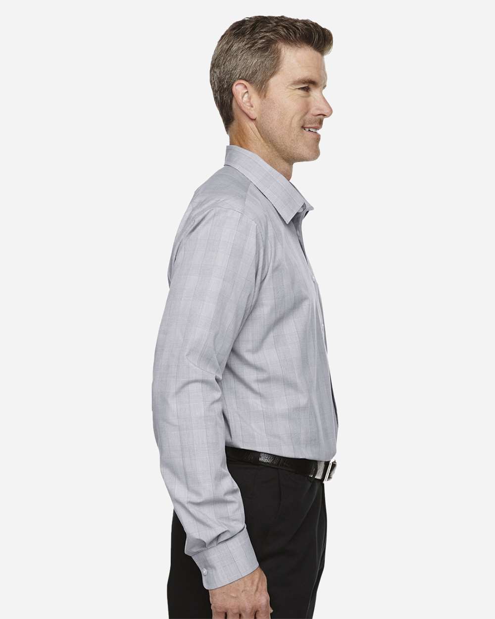 ๐ฅ Devon & Jones Men's Crown Glen Plaid Woven Dress Shirt Up To 4XL DG520 - Picture 2 of 11