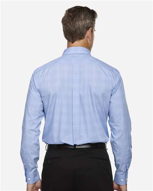 Men's Crown Collection® Glen Plaid Woven Dress Shirt