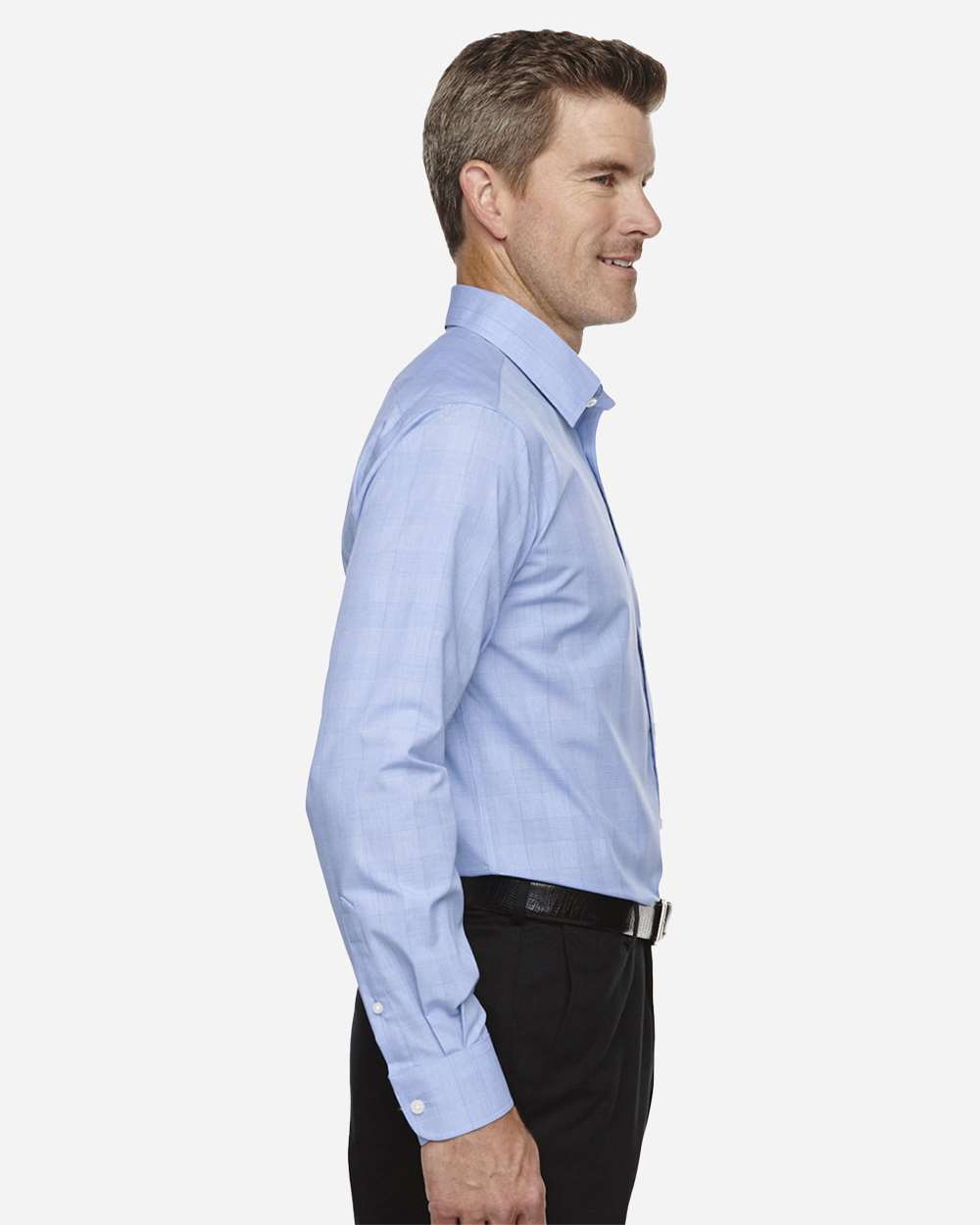 ๐ฅ Devon & Jones Men's Crown Glen Plaid Woven Dress Shirt Up To 4XL DG520 - Picture 7 of 11