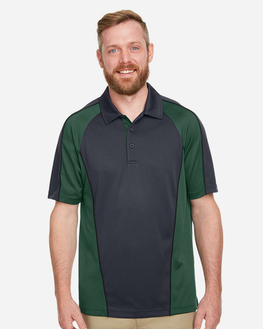 🔥 Harriton Men Advantage Snag Protection Plus IL Colorblock Polo Up To 6XL M385 - Picture 21 of 31