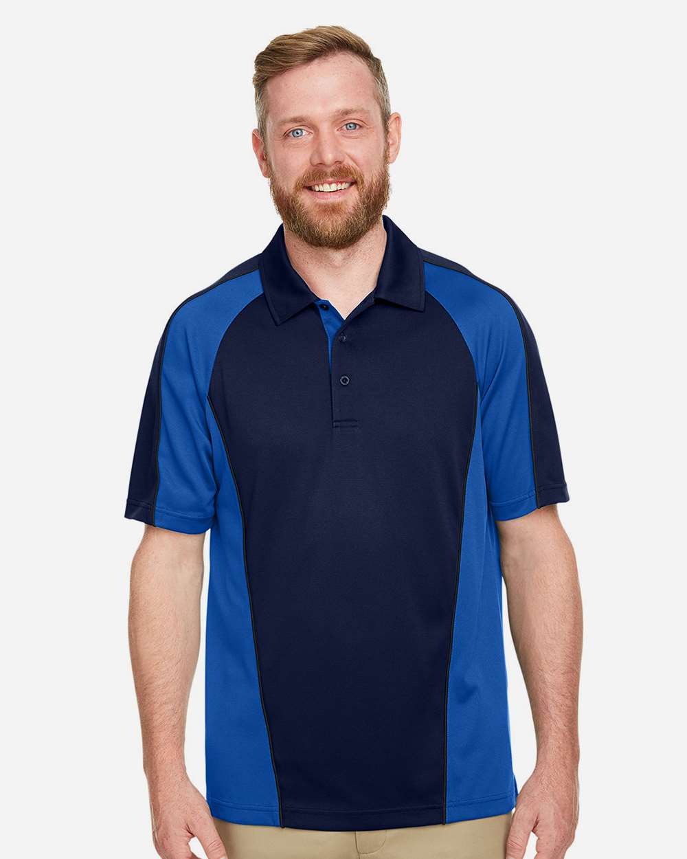 🔥 Harriton Men Advantage Snag Protection Plus IL Colorblock Polo Up To 6XL M385 - Picture 27 of 31