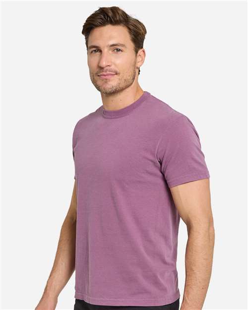 Unisex Colors Garment-Dyed T-Shirt – On Model – Side