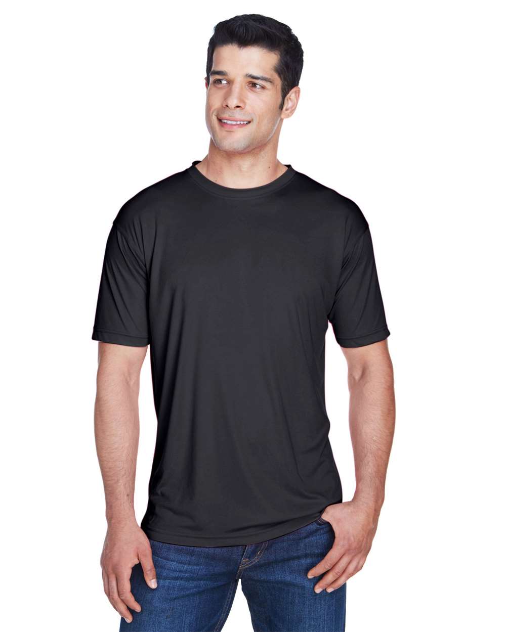 🔥 UltraClub Men Cool & Dry Sport Performance Interlock T-Shirt Up To 6XL 8420 - Picture 3 of 61