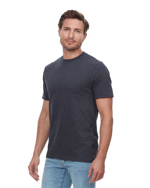 Unisex Epic CVC T-Shirt – On Model – Side