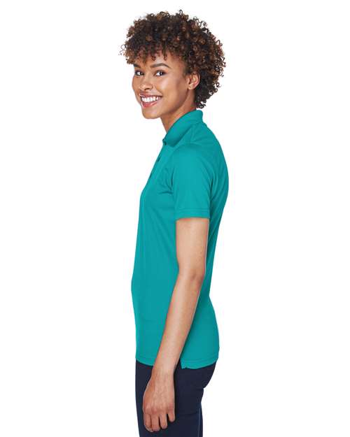 Women's Cool & Dry Mesh Piqué Polo – On Model – Side