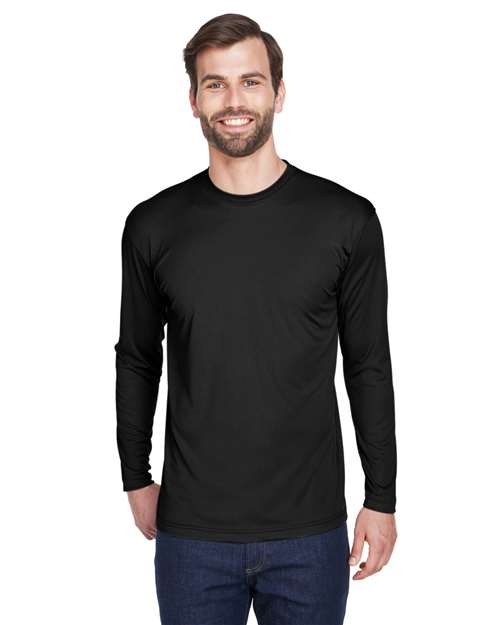 Men's Cool & Dry Sport Long Sleeve Performance Interlock T-Shirt
