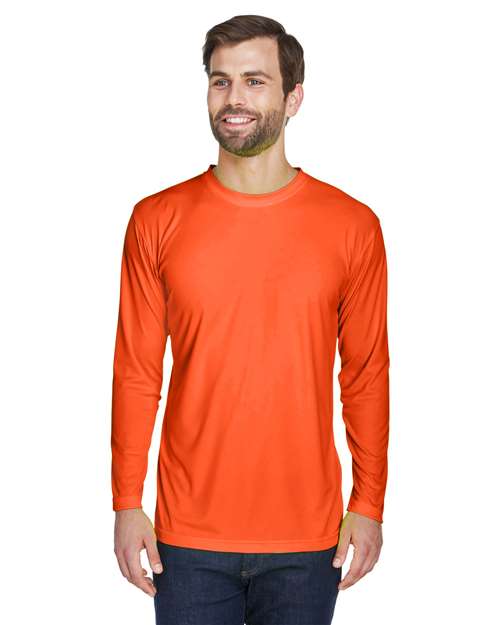 Men's Cool & Dry Sport Long Sleeve Performance Interlock T-Shirt