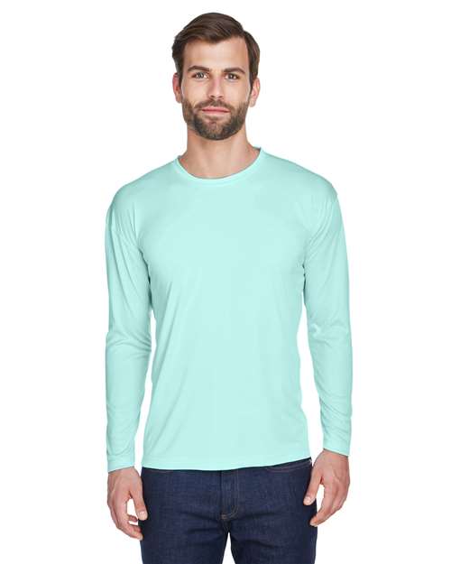 Men's Cool & Dry Sport Long Sleeve Performance Interlock T-Shirt