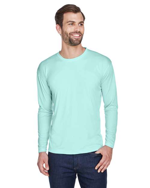 Men's Cool & Dry Sport Long Sleeve Performance Interlock T-Shirt