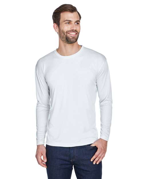 Men's Cool & Dry Sport Long Sleeve Performance Interlock T-Shirt
