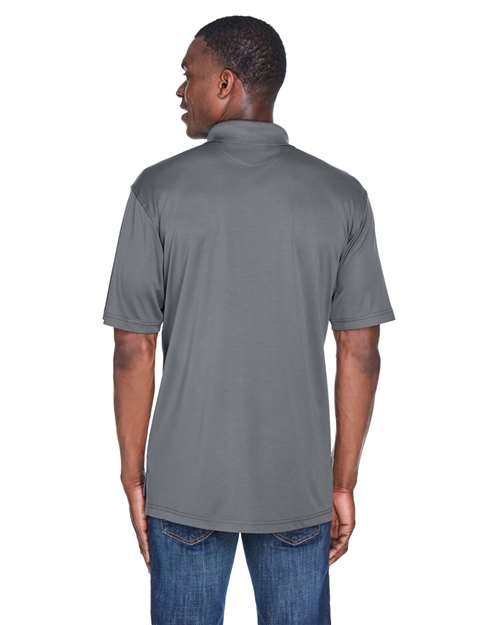 Men's Cool & Dry Sport Performance Interlock Polo – On Model – Back