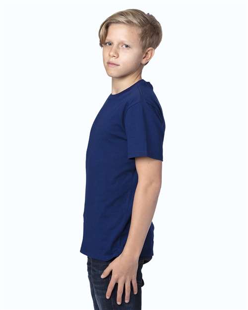 Youth Ultimate CVC T-Shirt – On Model – Side