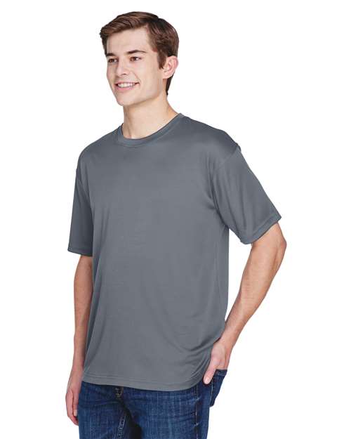 Men's Cool & Dry Basic Performance T-Shirt – On Model – Side