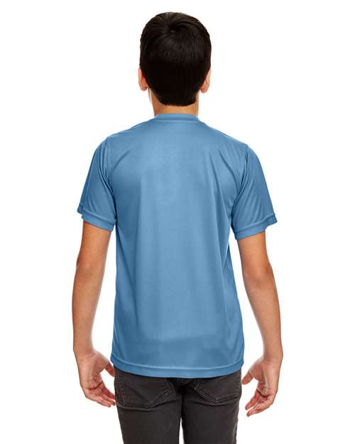 Youth Cool & Dry Sport Performance Interlock T-shirt – On Model – Back