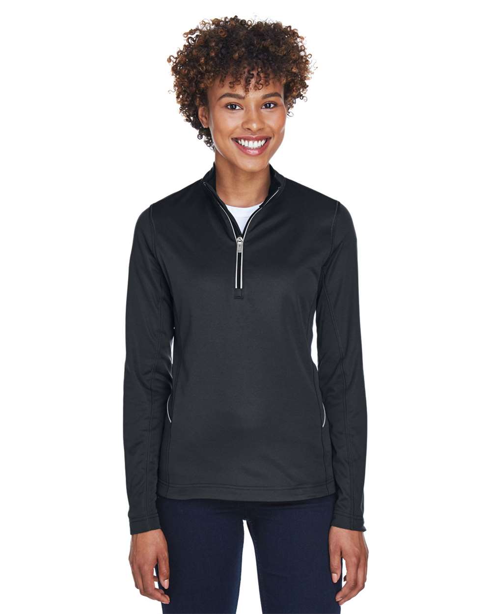 UltraClub 8230L - Women's Cool & Dry Sport Quarter-Zip Pullover