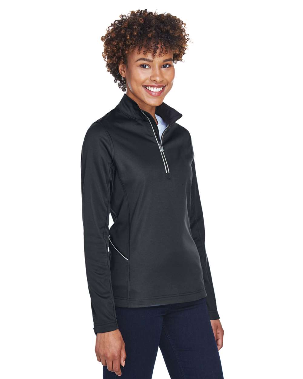 UltraClub 8230L - Women's Cool & Dry Sport Quarter-Zip Pullover