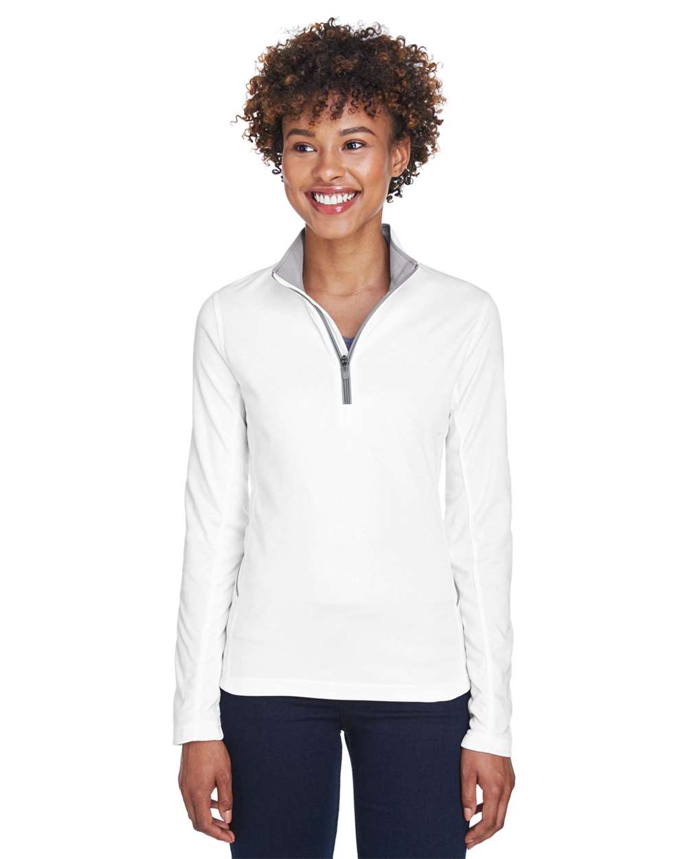 UltraClub 8230L - Women's Cool & Dry Sport Quarter-Zip Pullover
