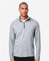 North End NE415 - Men's Eclipse Jacquard Quarter-Zip Pullover